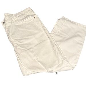 Old Navy Women's OG High Rise Straight Leg Jeans - White size 22